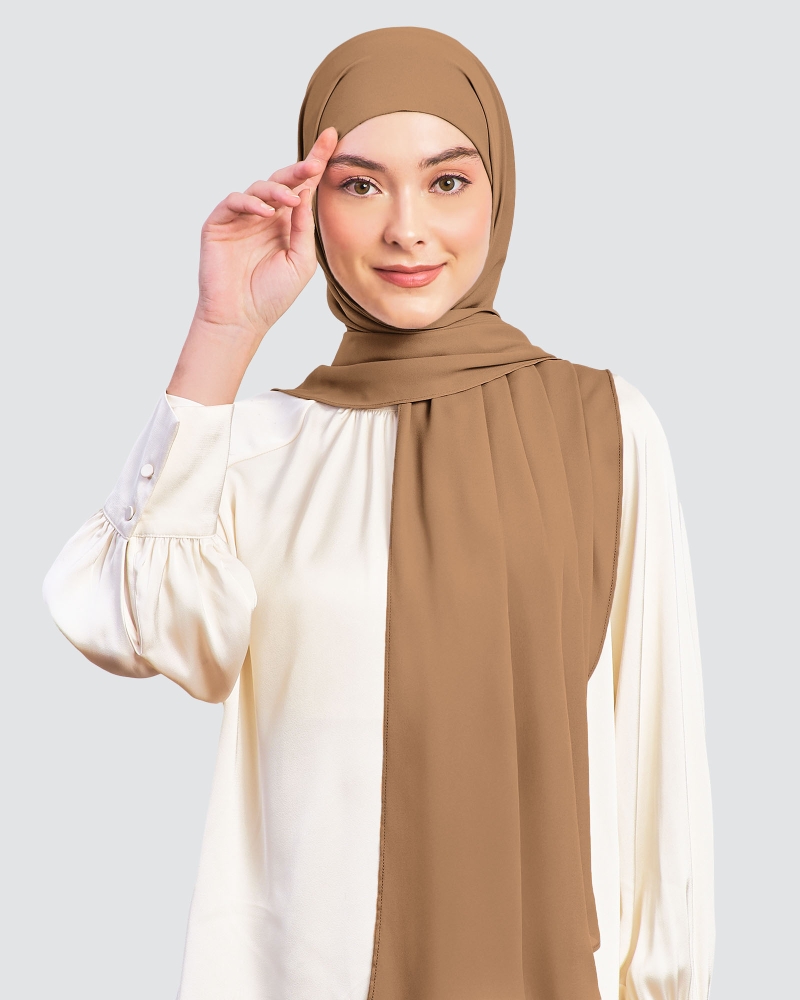 Image of NOOR SEMI-INSTANT WITH INNER - BROWN