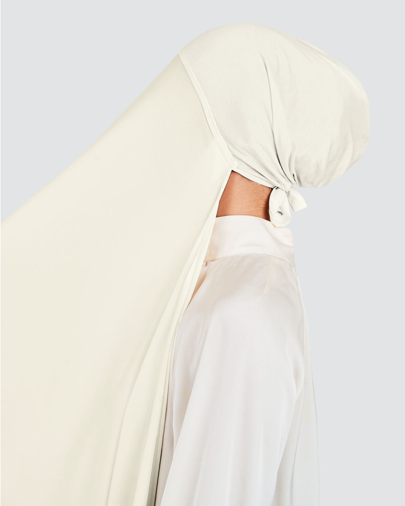 Image of NOOR SEMI-INSTANT WITH INNER - WHITE