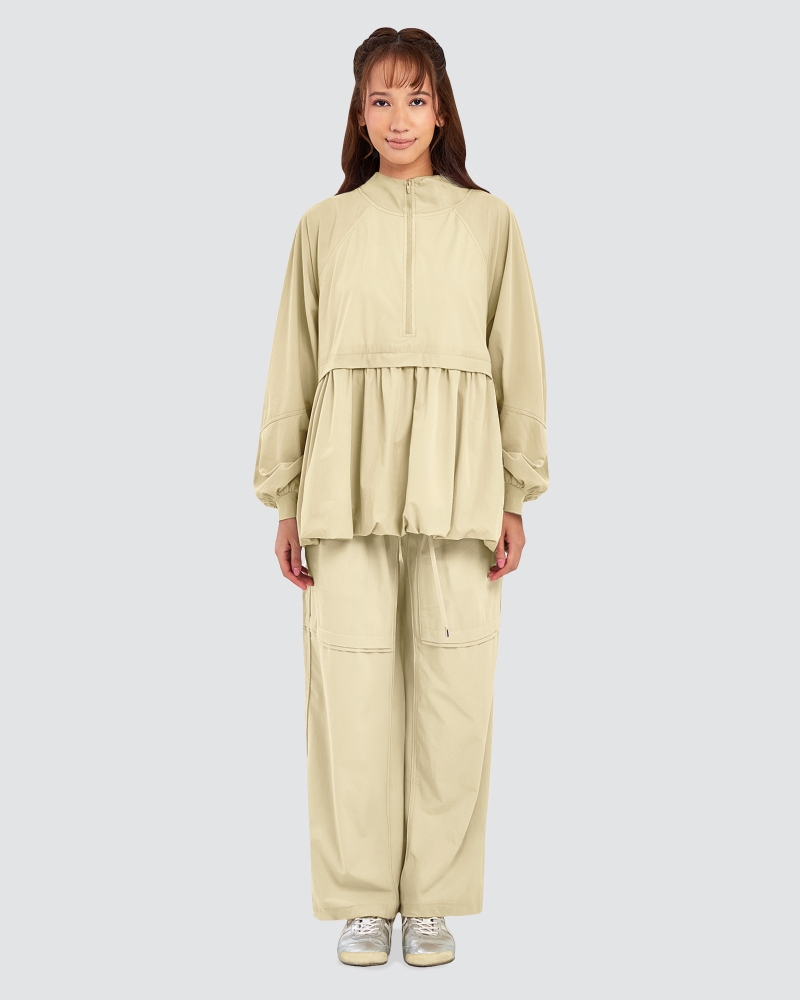 Image of nPOWER BALLOON PARKA - BUTTER