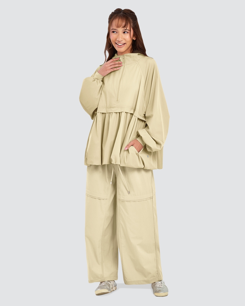 Image of nPOWER BALLOON PARKA - BUTTER