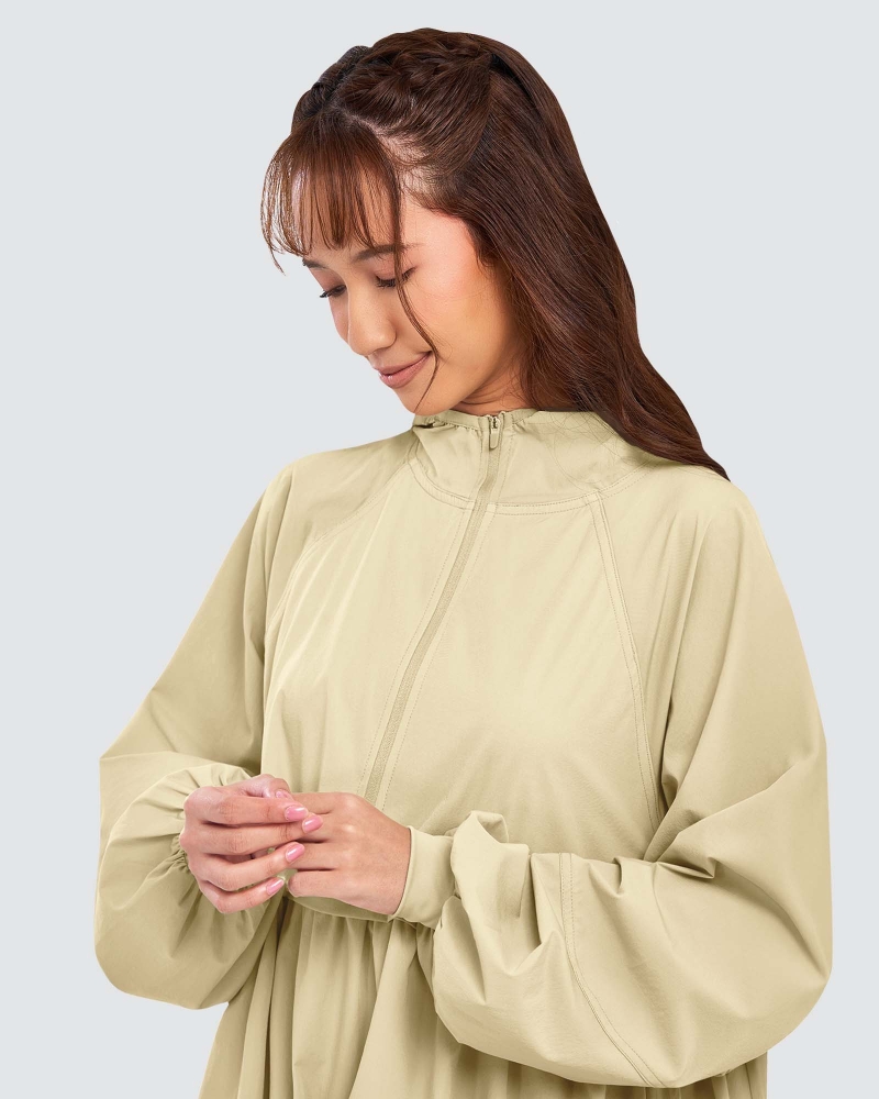 Image of nPOWER BALLOON PARKA - BUTTER