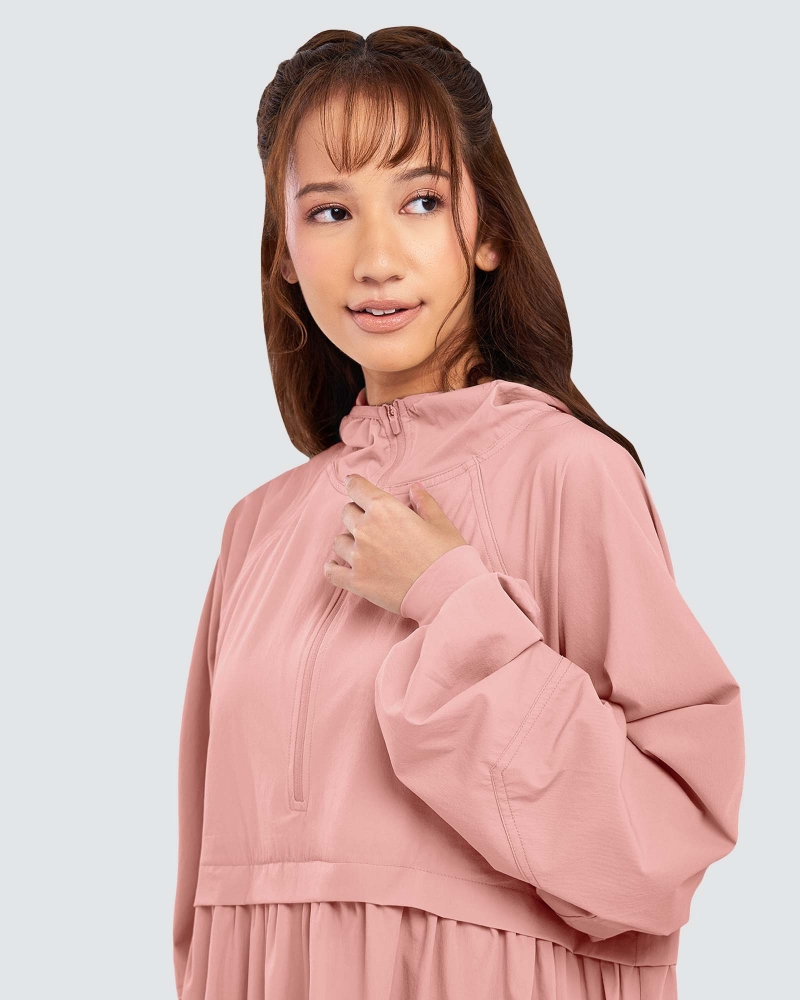 Image of nPOWER BALLOON PARKA - ROSE