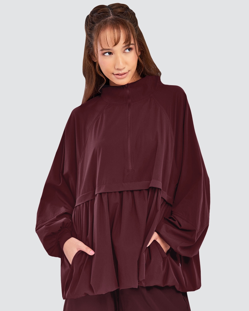 Image of nPOWER BALLOON PARKA - RUBY