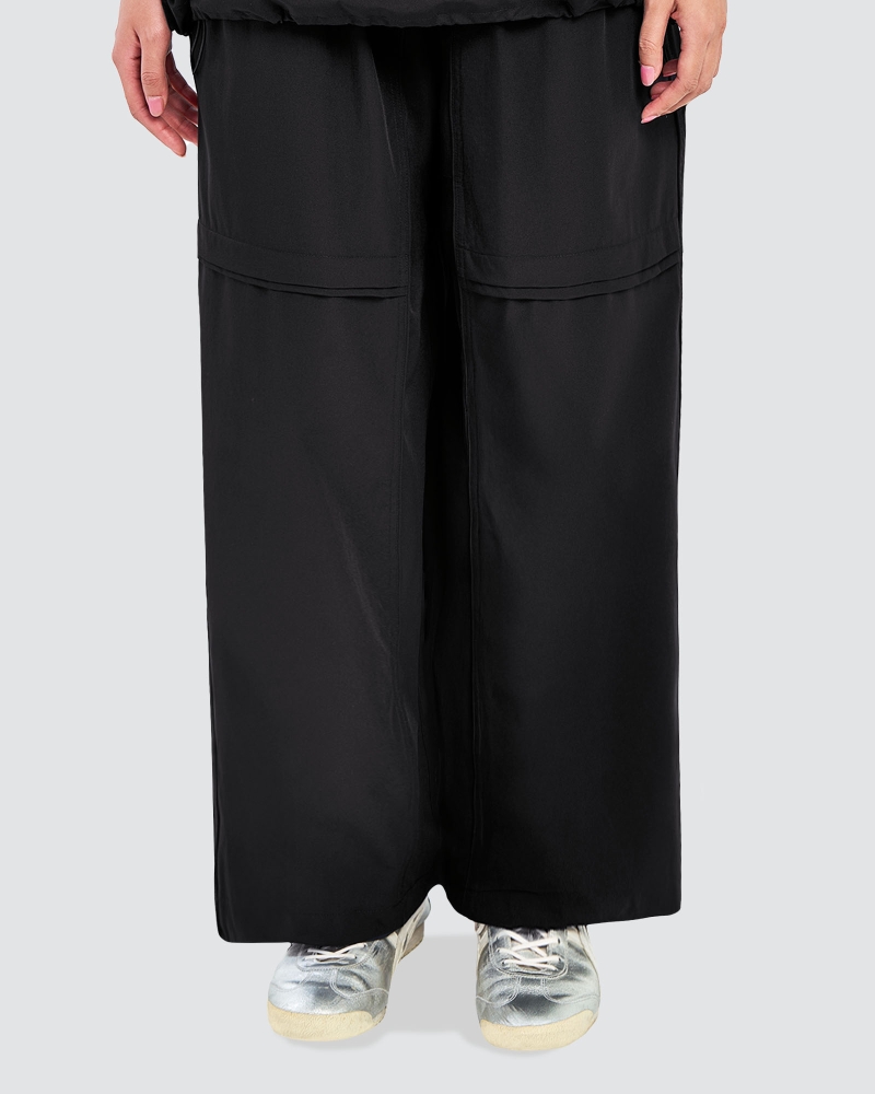 Image of nPOWER DRAWSTRING PANTS - BLACK