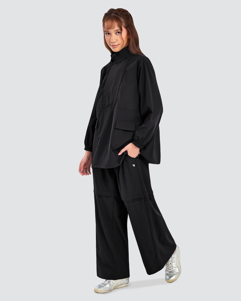 Image of nPOWER DRAWSTRING PANTS - BLACK