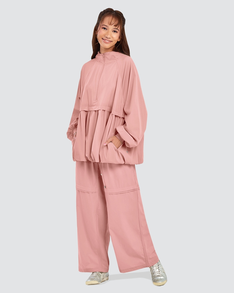 Image of nPOWER DRAWSTRING PANTS - ROSE