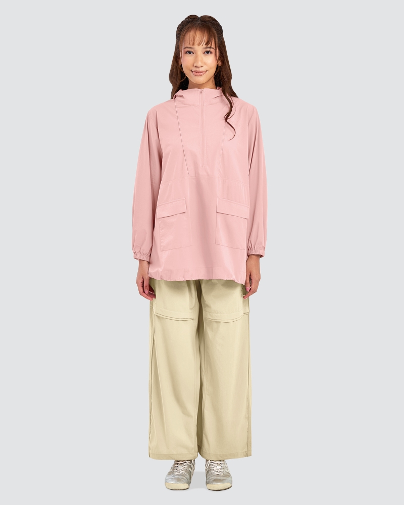 Image of nPOWER DRAWSTRING PARKA - BLUSH