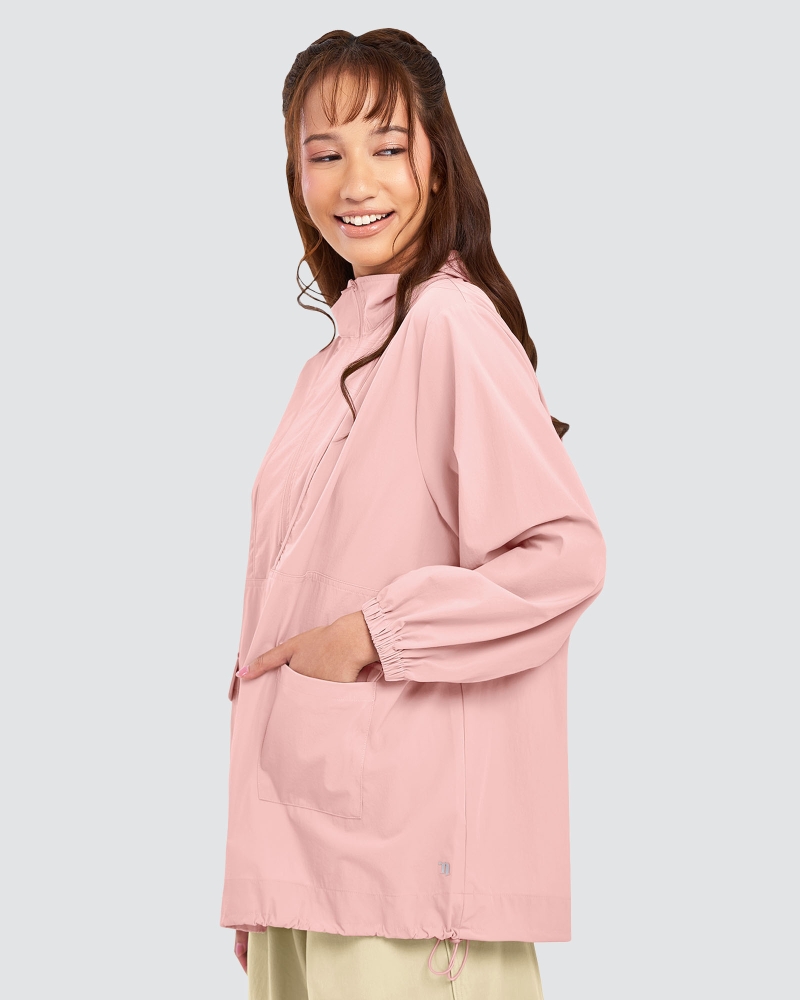Image of nPOWER DRAWSTRING PARKA - BLUSH