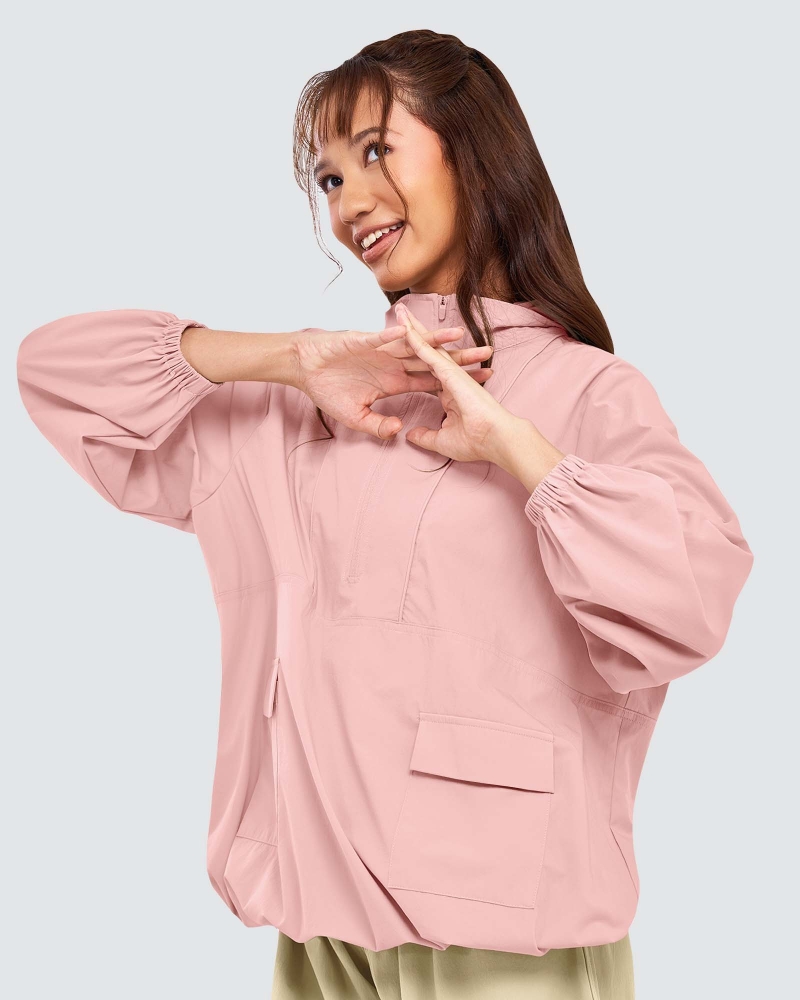 Image of nPOWER DRAWSTRING PARKA - BLUSH