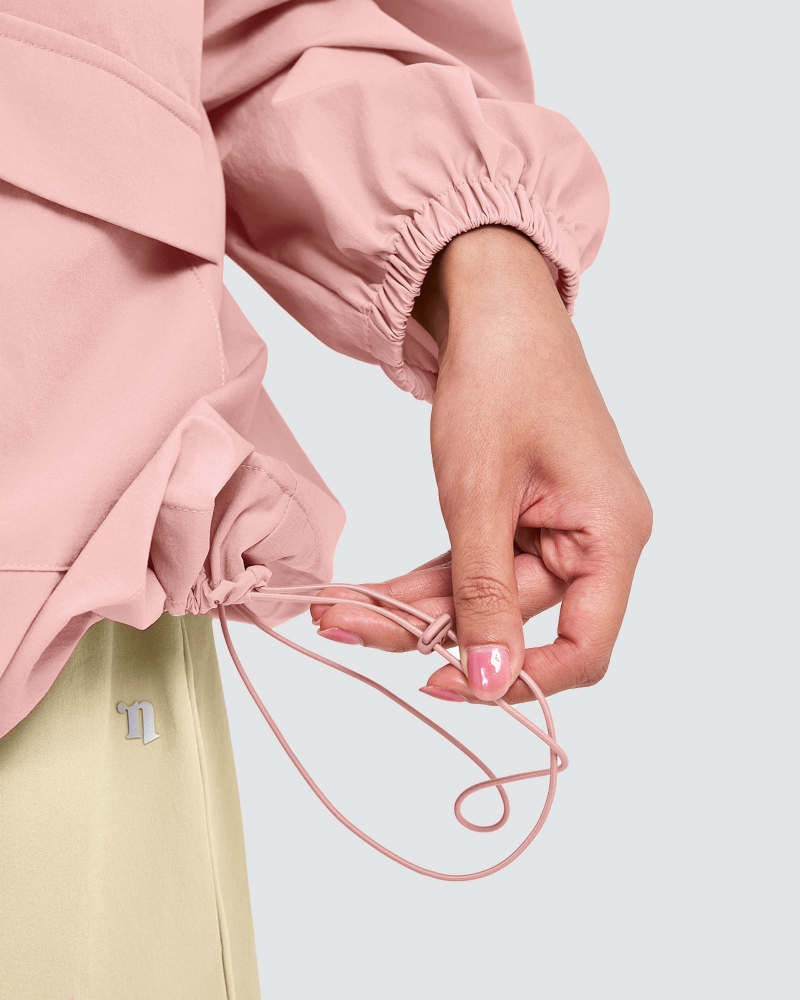 Image of nPOWER DRAWSTRING PARKA - BLUSH