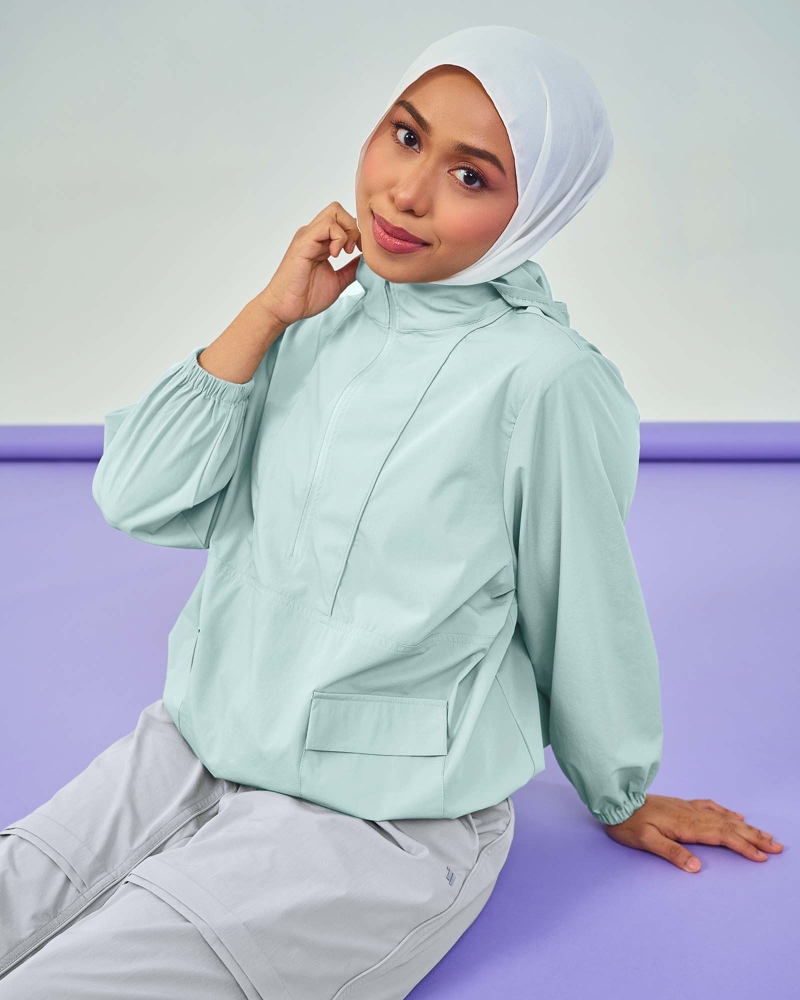 nPOWER DRAWSTRING PARKA - DEW