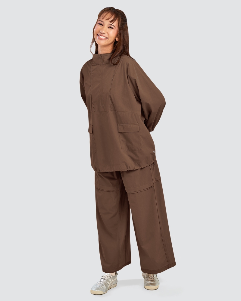 Image of nPOWER DRAWSTRING PARKA - MOCHA