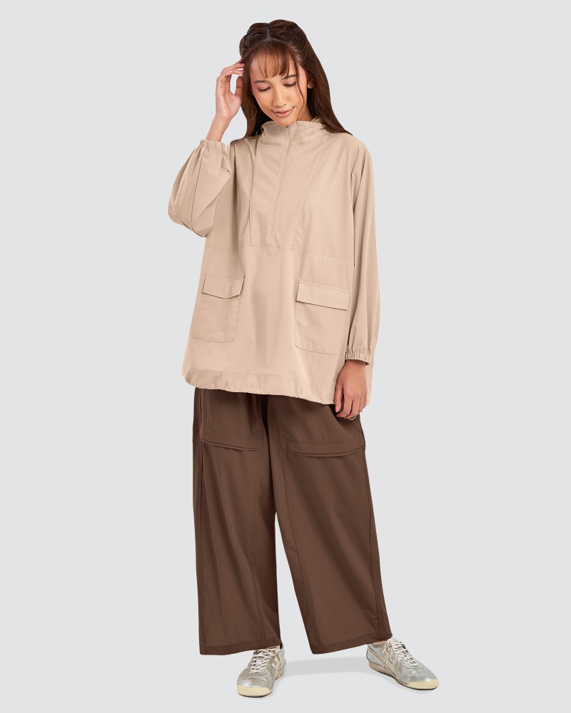 Image of nPOWER DRAWSTRING PARKA - SAND