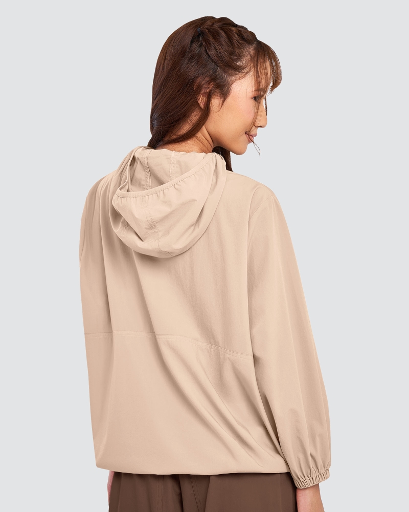 Image of nPOWER DRAWSTRING PARKA - SAND