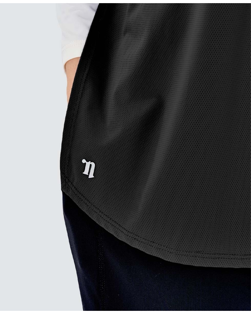 Image of nPOWER HOODIE VEST HIJAB - BLACK