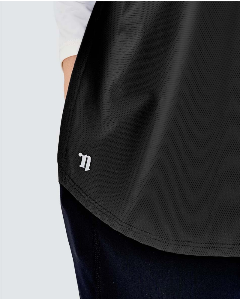 Image of nPOWER HOODIE VEST HIJAB MAXI - BLACK