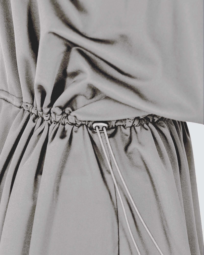 Image of nPOWER MODEST SWIM DRAWSTRING TOP - TORNADO