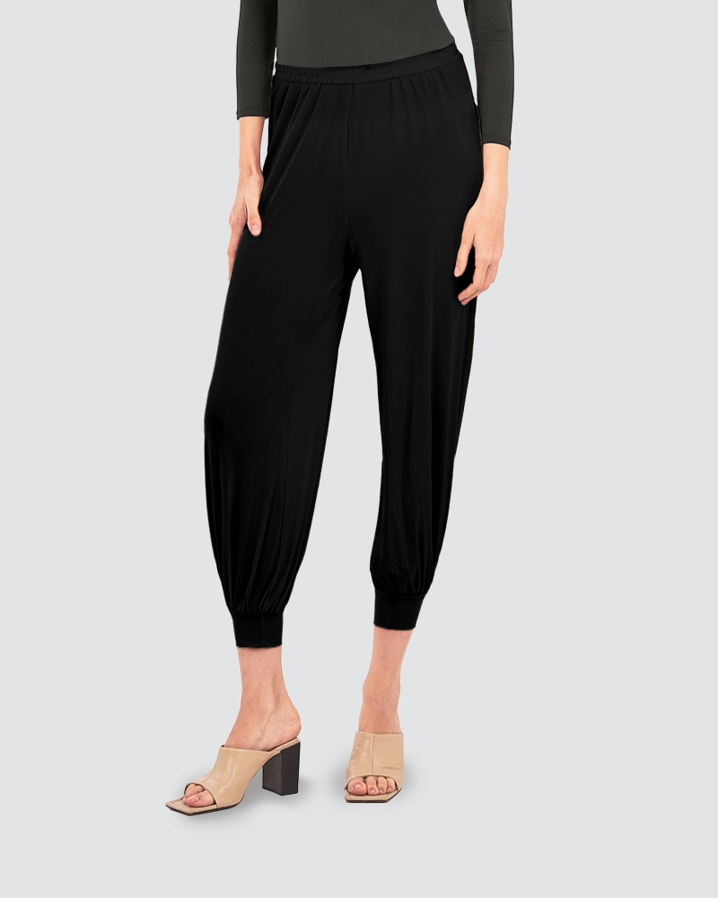 Image of NWEAR INNER CUFF PANTS - BLACK
