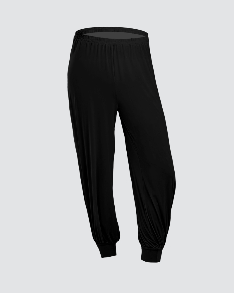Image of NWEAR INNER CUFF PANTS - BLACK