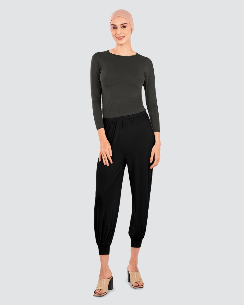 Image of NWEAR INNER CUFF PANTS - BLACK