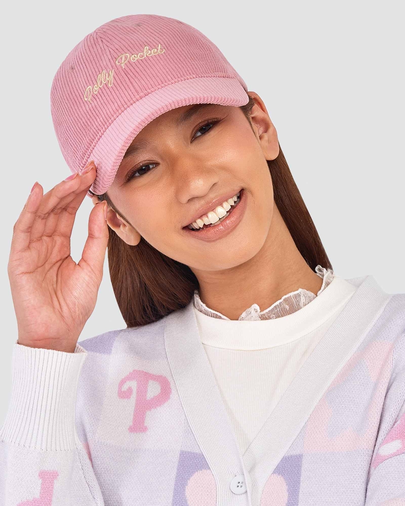 Image of POLLY POCKET X NAELOFAR CORDUROY CAP - STARDUST