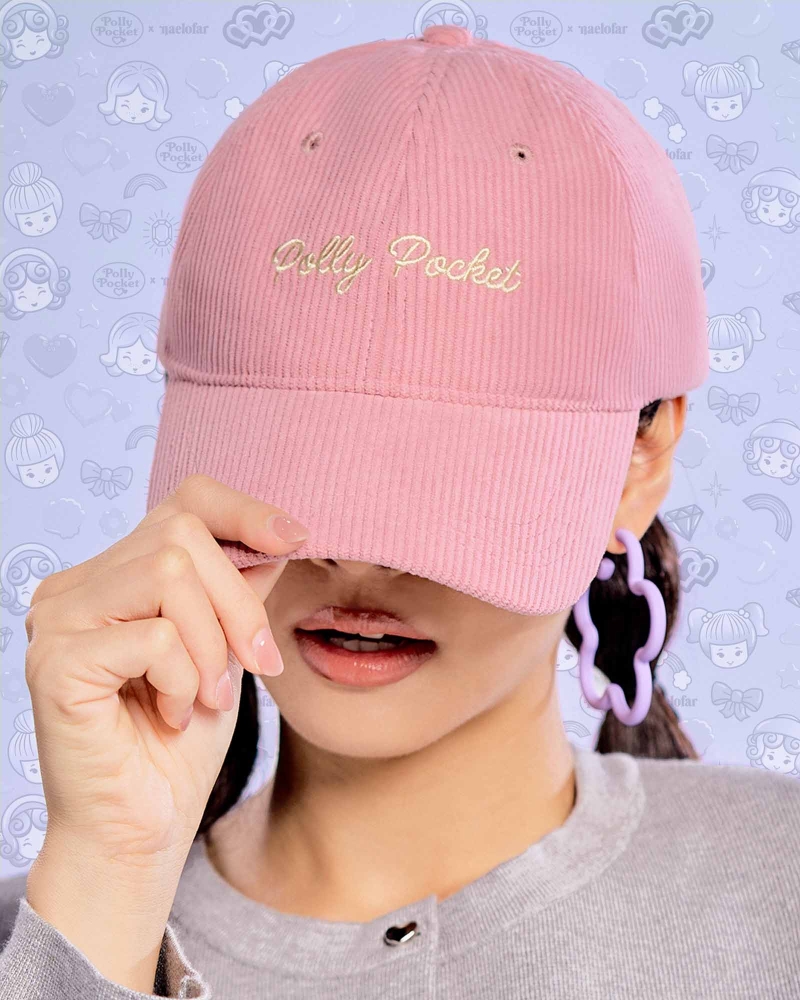 POLLY POCKET X NAELOFAR CORDUROY CAP - STARDUST