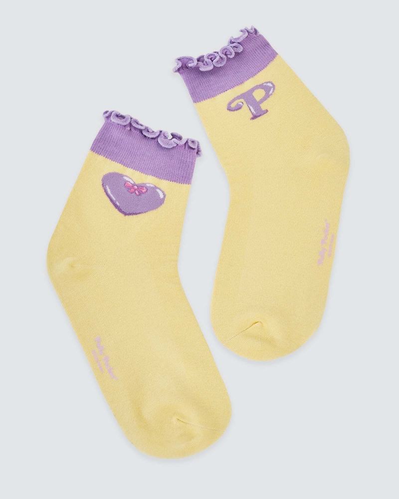 Image of POLLY POCKET X NAELOFAR COSY SOCKS - SUNNY LOCKET