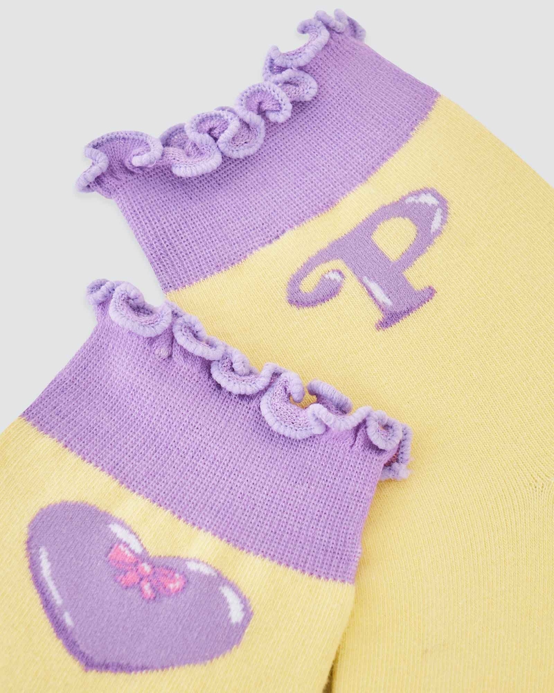 Image of POLLY POCKET X NAELOFAR COSY SOCKS - SUNNY LOCKET