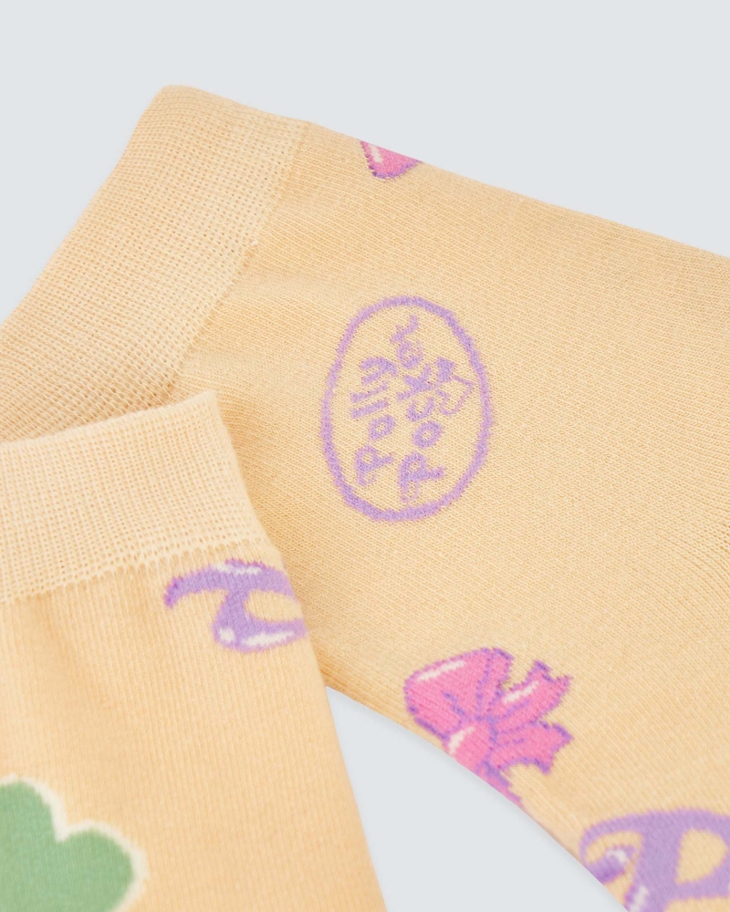 Image of POLLY POCKET X NAELOFAR COSY SOCKS - SUNNY LOCKET