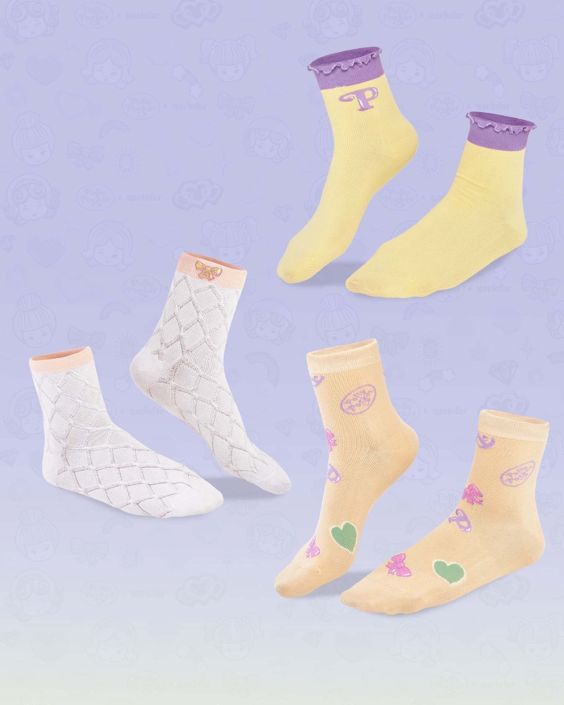 POLLY POCKET X NAELOFAR COSY SOCKS - SUNNY LOCKET