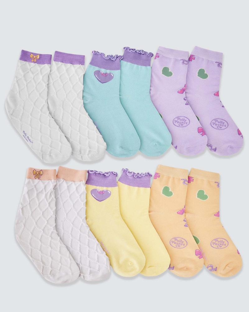 Image of POLLY POCKET X NAELOFAR COSY SOCKS - POCKET GLAM
