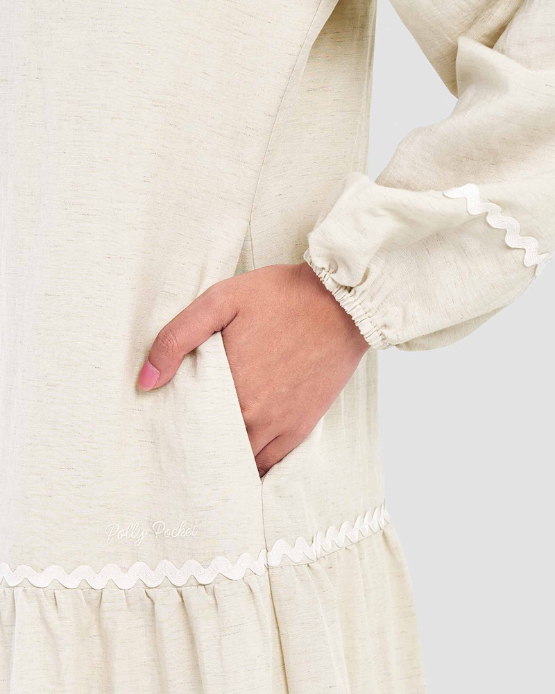Image of POLLY POCKET X NAELOFAR DRESS - ECRU
