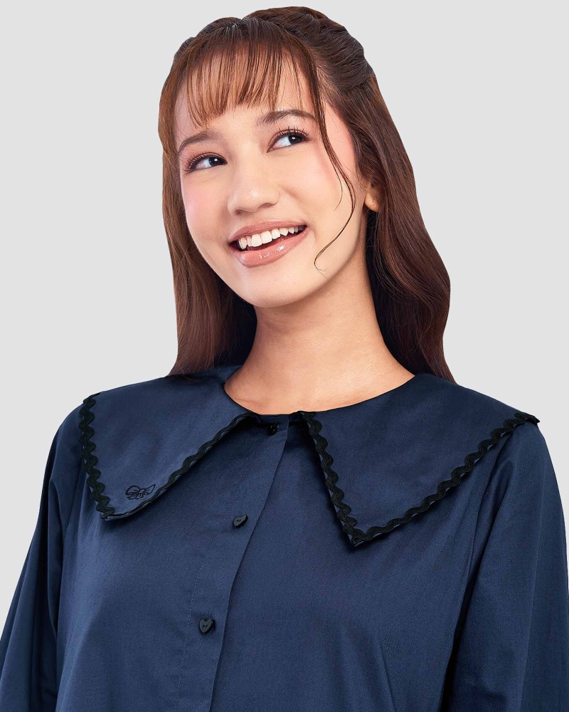 Image of POLLY POCKET X NAELOFAR DRESS - LAGOON