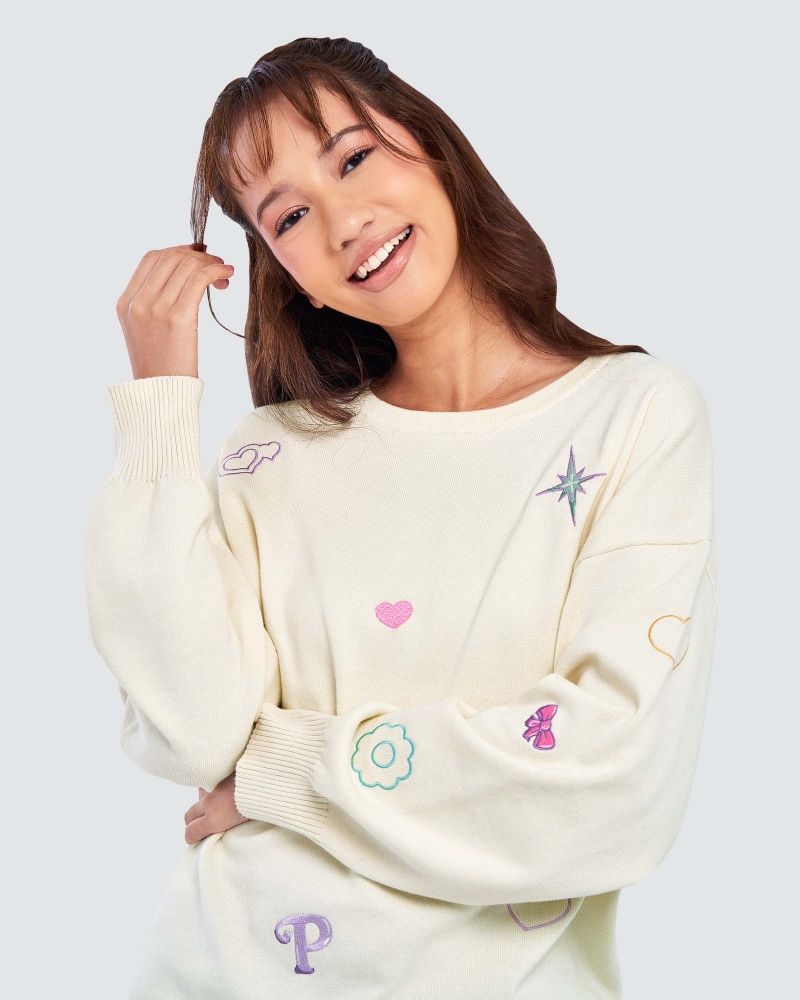 Image of POLLY POCKET X NAELOFAR ICONIC JUMPER - CONFETTI CRUSH