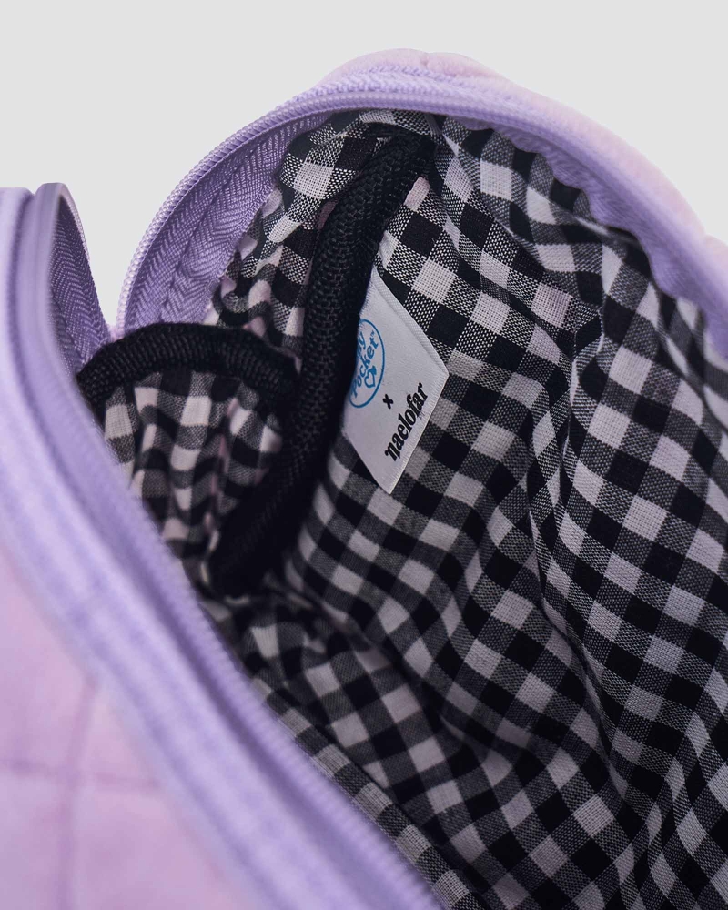 Image of POLLY POCKET X NAELOFAR PLUSH POUCH - LAVENDER HAZE