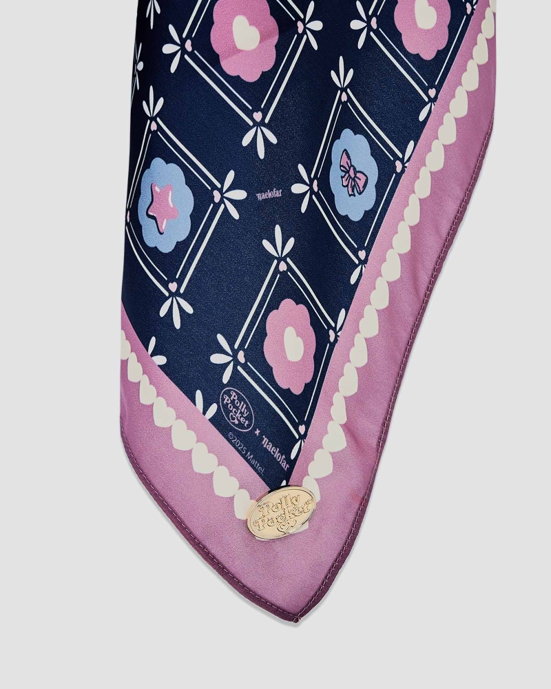 Image of POLLY POCKET X NAELOFAR SHAWL - FROSTED LAGOON