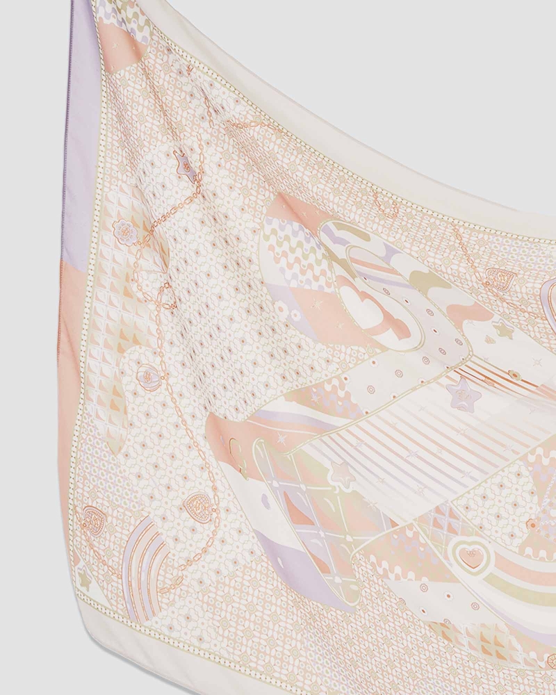 Image of POLLY POCKET X NAELOFAR SHAWL - LEMON LUSH