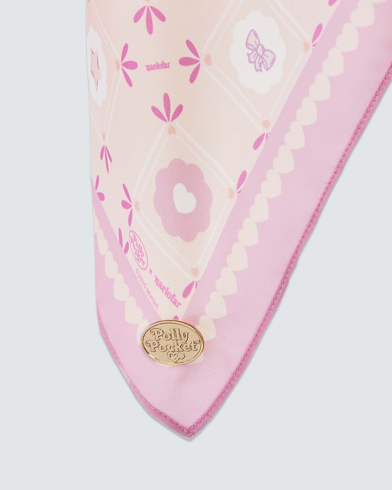 Image of POLLY POCKET X NAELOFAR SHAWL - PINK DAZZLE