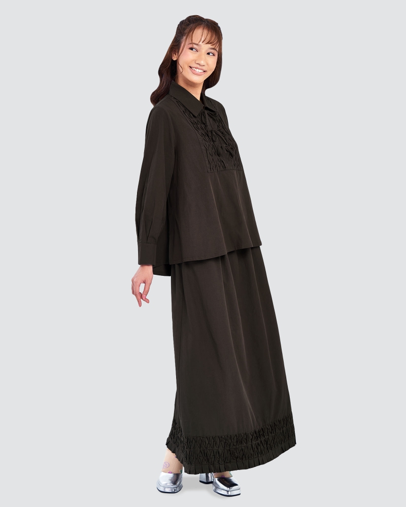 Image of POLLY POCKET X NAELOFAR SMOCKED SKIRT - DAZZLE