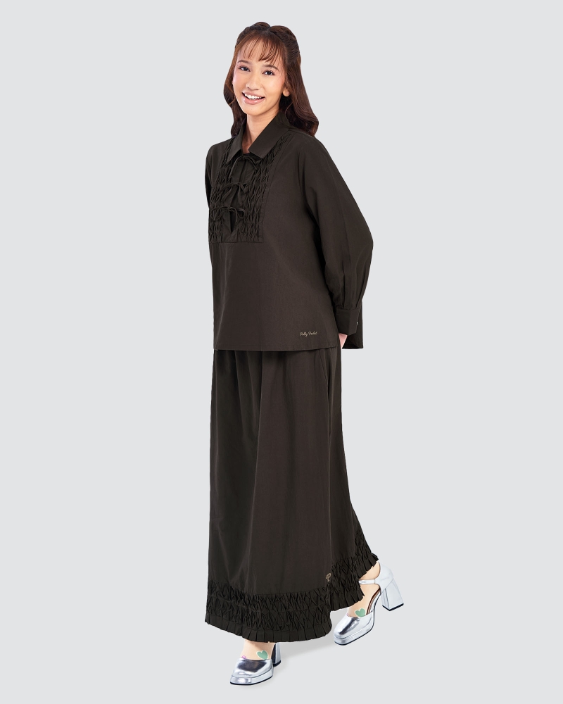 Image of POLLY POCKET X NAELOFAR SMOCKED SKIRT - DAZZLE