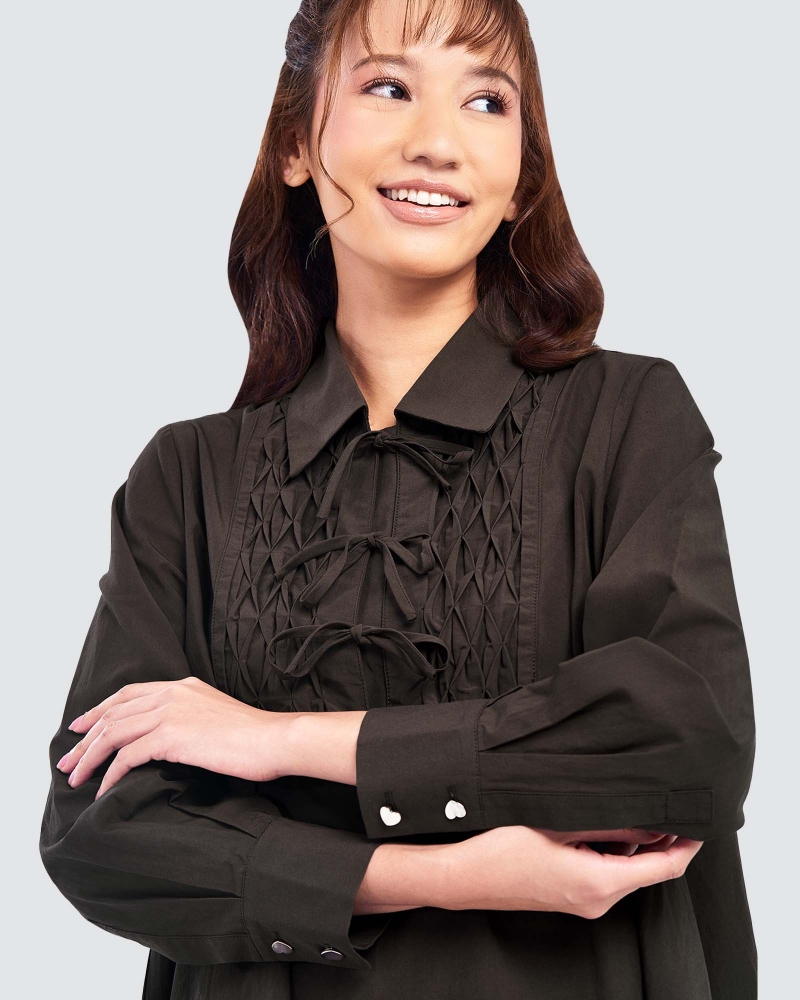 Image of POLLY POCKET X NAELOFAR SMOCKED TOP - DAZZLE