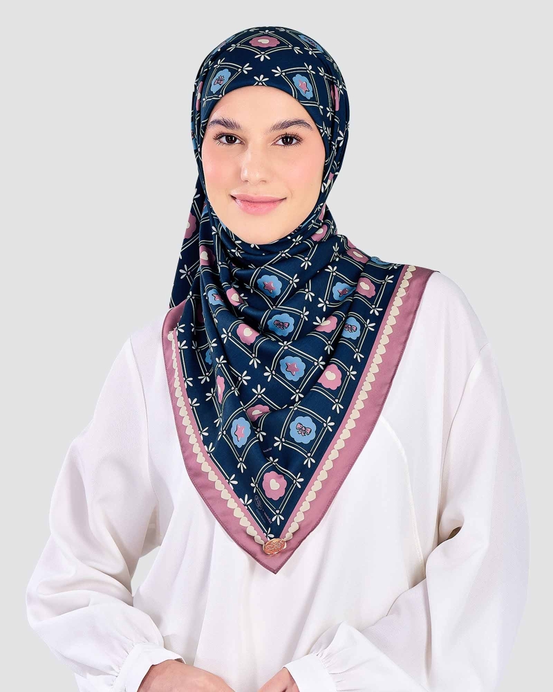 Image of POLLY POCKET X NAELOFAR SQUARE - FROSTED LAGOON