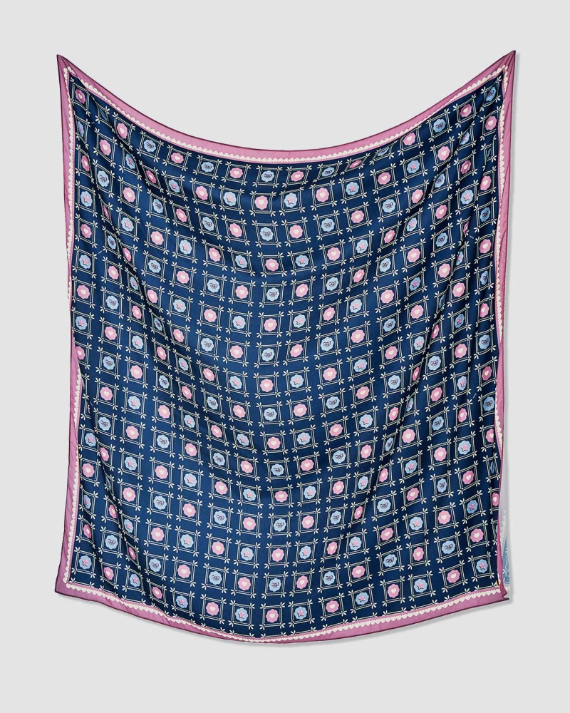 Image of POLLY POCKET X NAELOFAR SQUARE - FROSTED LAGOON