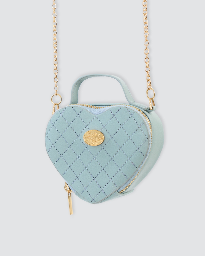 Image of POLLY POCKET X NAELOFAR SWEETHEART BAG - AQUA DREAM