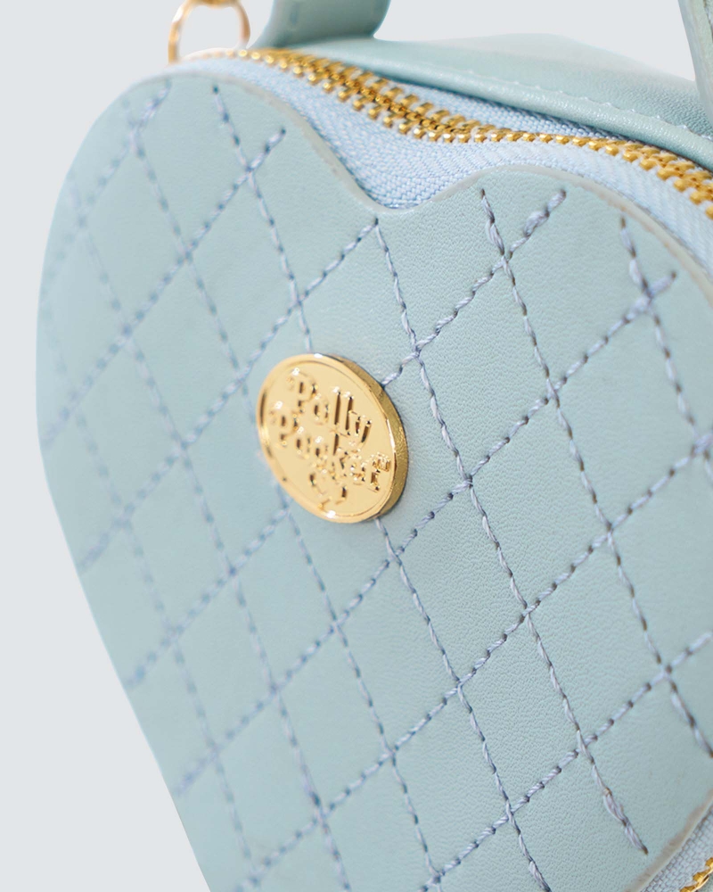 Image of POLLY POCKET X NAELOFAR SWEETHEART BAG - AQUA DREAM