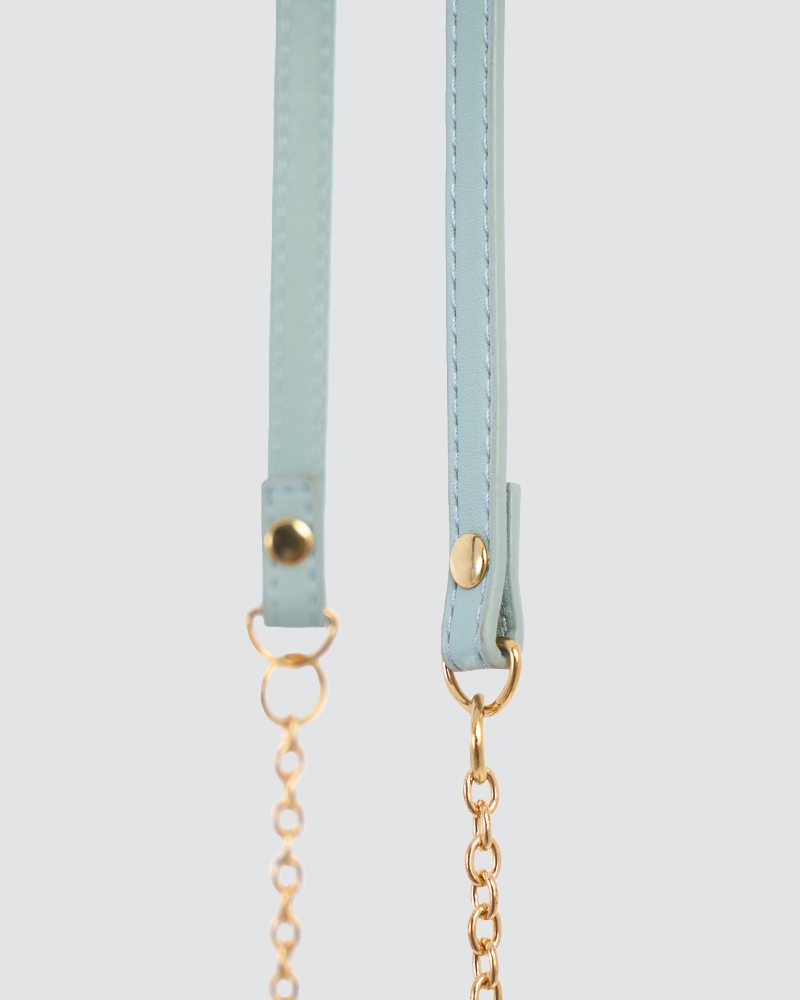 Image of POLLY POCKET X NAELOFAR SWEETHEART BAG - AQUA DREAM