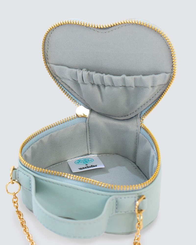 Image of POLLY POCKET X NAELOFAR SWEETHEART BAG - AQUA DREAM