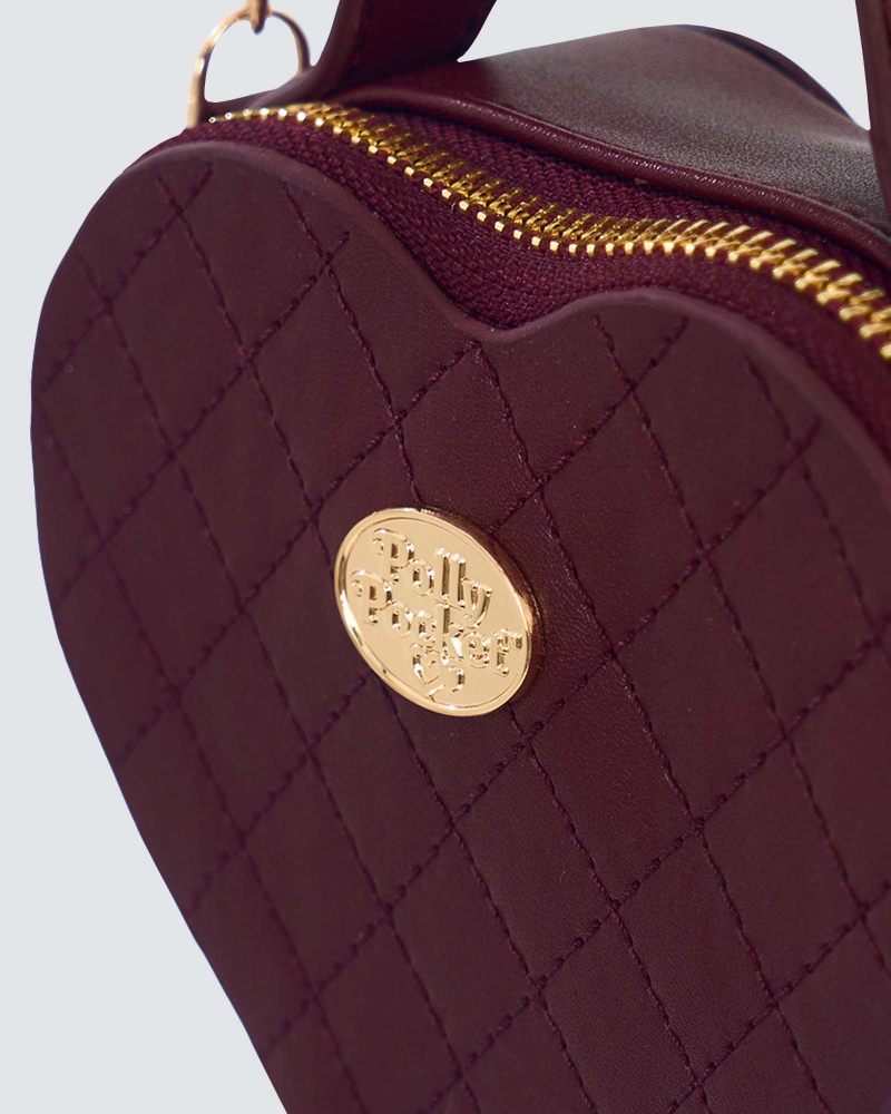 Image of POLLY POCKET X NAELOFAR SWEETHEART BAG - CRANBERRY