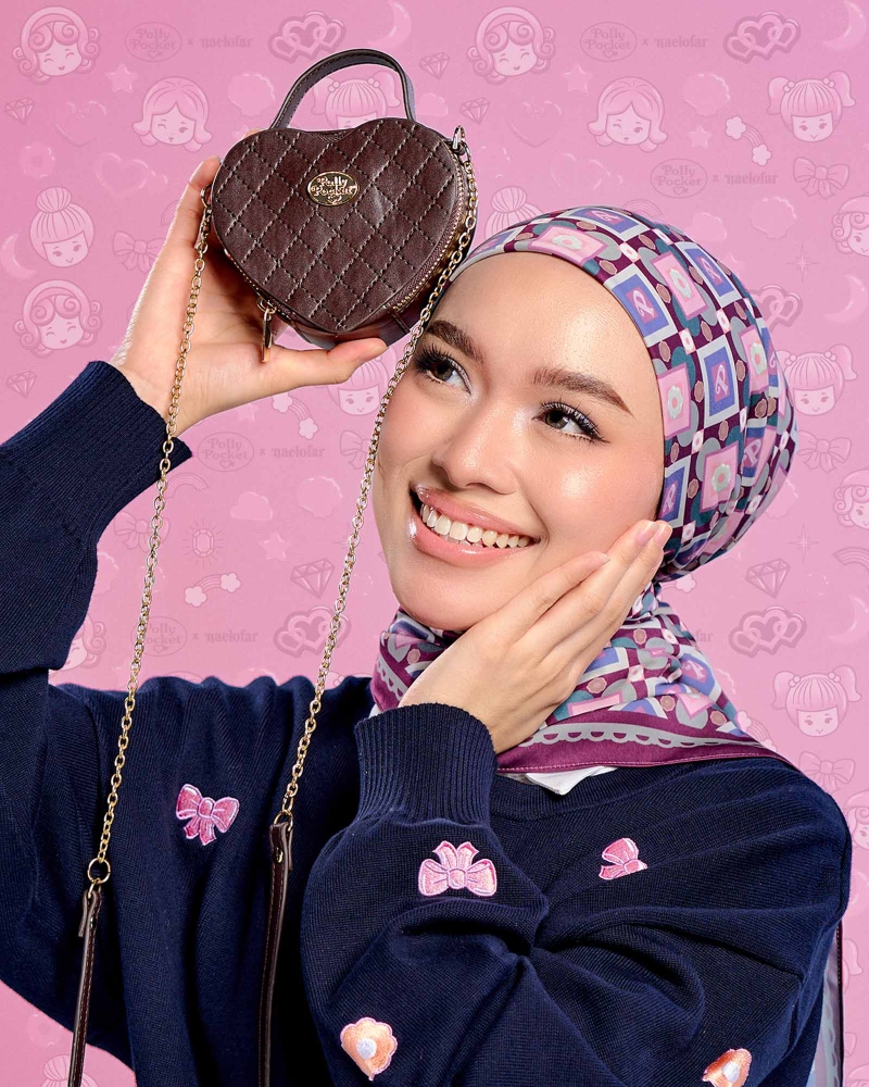 POLLY POCKET X NAELOFAR SWEETHEART BAG - DAZZLE