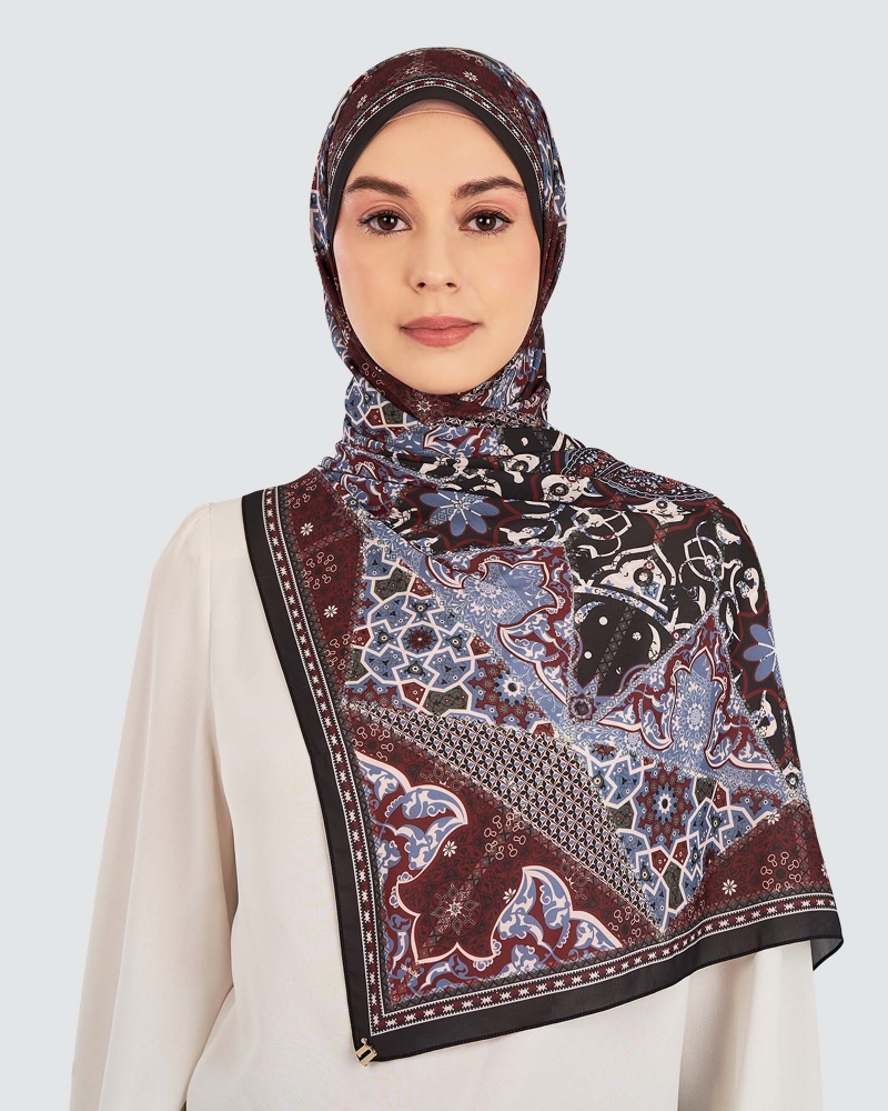 Image of QUBA CHIFFON SHAWL - LAYLA